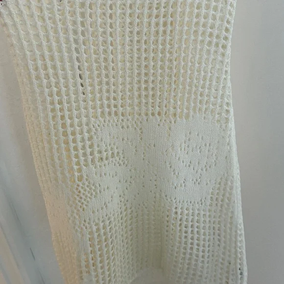 Tiger Mist Ivory Crochet Dress | M - Picture 3 of 7